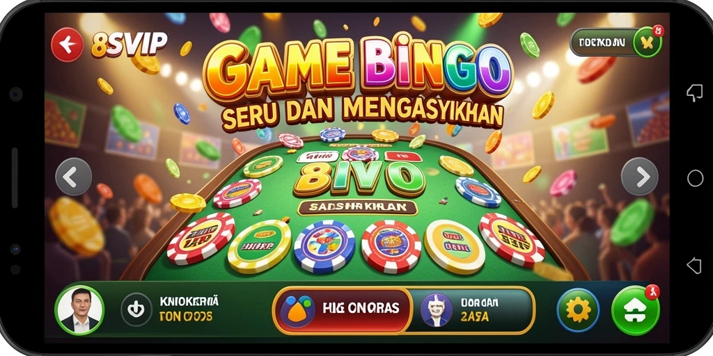Tangkapan layar dari gameplay seru 8SVIP Bingo.