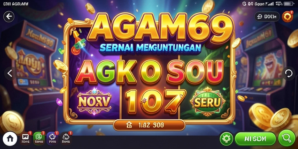 Tampilan menarik dari gameplay Slot AGAM69 dengan efek visual yang memukau.