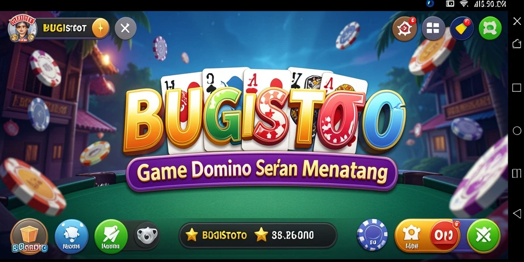 Gameplay seru dari BUGISTOTO dalam permainan Domino.