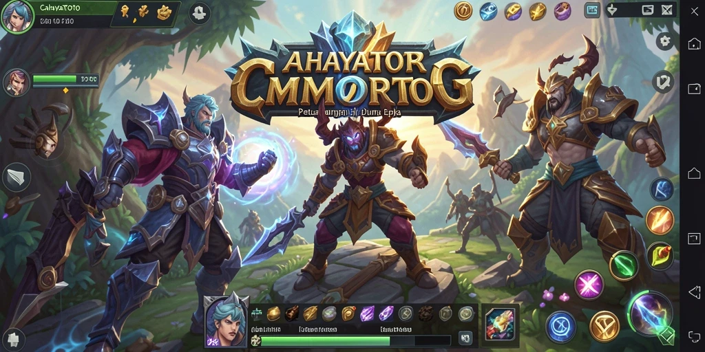 Tangkapan layar menunjukkan aksi seru dalam gameplay CAHAYATOTO.