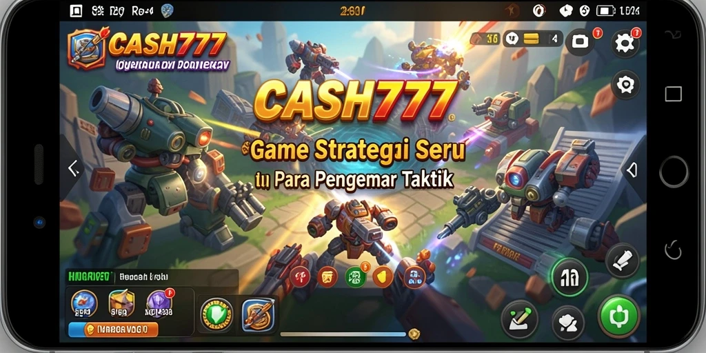 Screenshot gameplay CASH777 menampilkan aksi strategi yang mendebarkan.