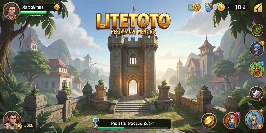 Gameplay mendebarkan dari LITETOTO yang penuh strategi Tower Defense.
