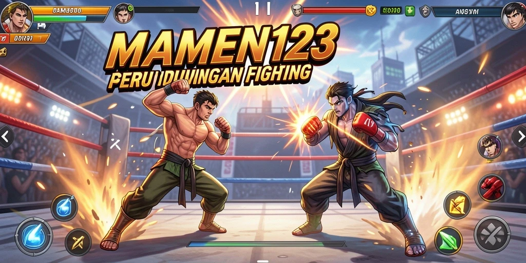 Tampilan gameplay MAMEN123 yang menegangkan dan seru.