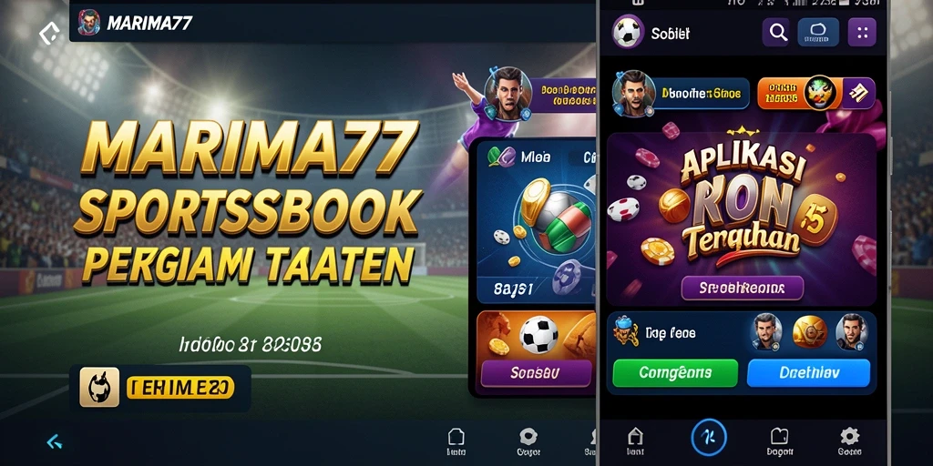 Tampilan gameplay Sportsbook yang menarik di MARIMA77.