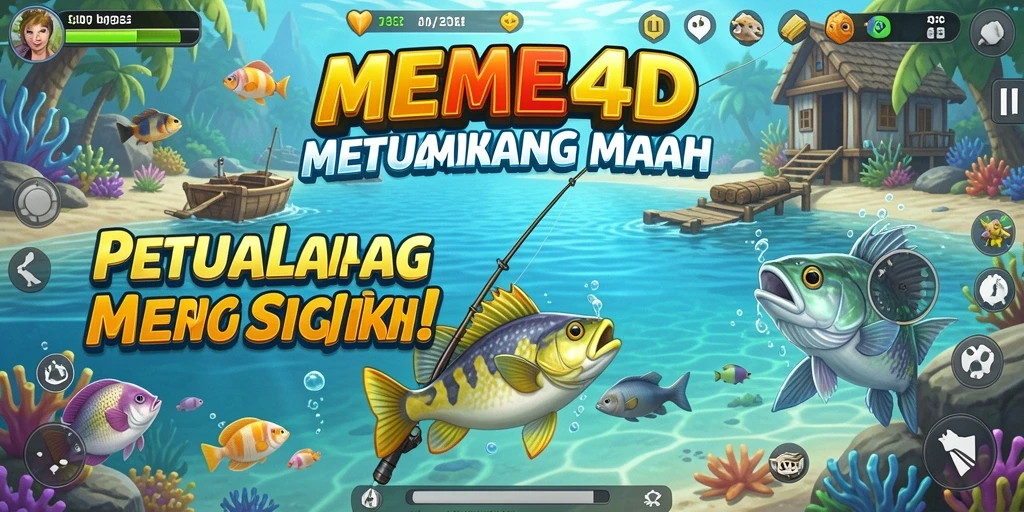 Tangkapan ikan beragam dalam gameplay MEME4D yang menarik.