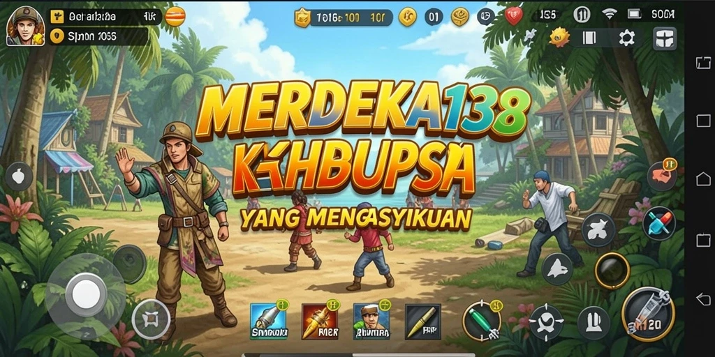 Tangkapan layar dalam MERDEKA138 menampilkan gameplay simulasi kehidupan yang interaktif.