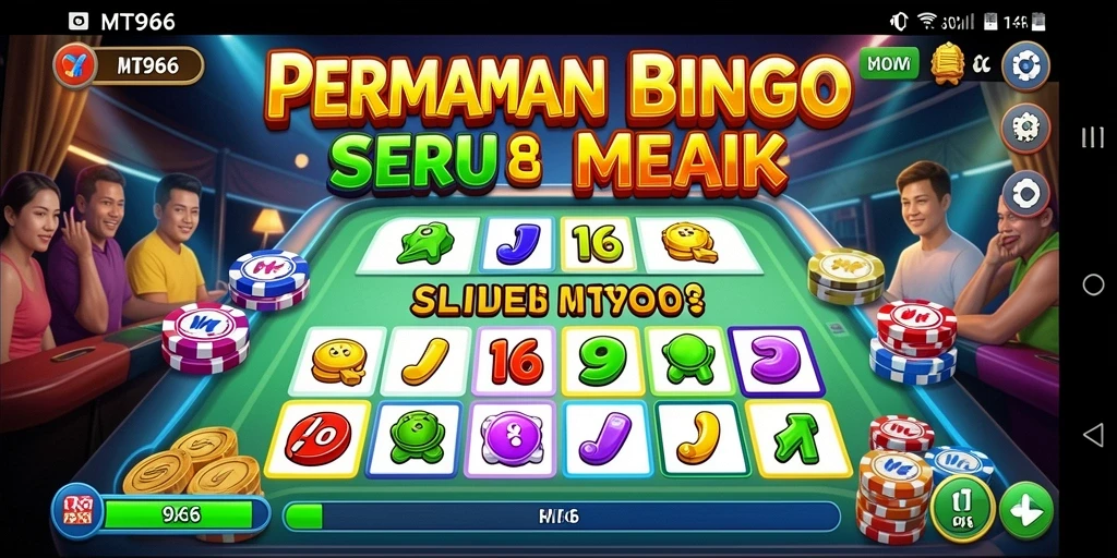 Screenshot gameplay Bingo dengan fitur menarik dan grafis memukau.