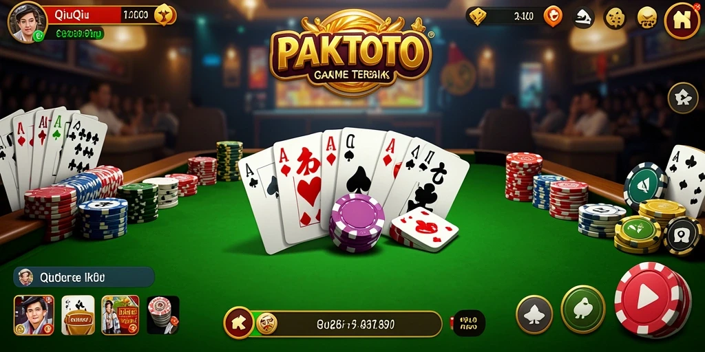Screenshot gameplay PAKTOTO dengan tampilan kartu yang menarik.