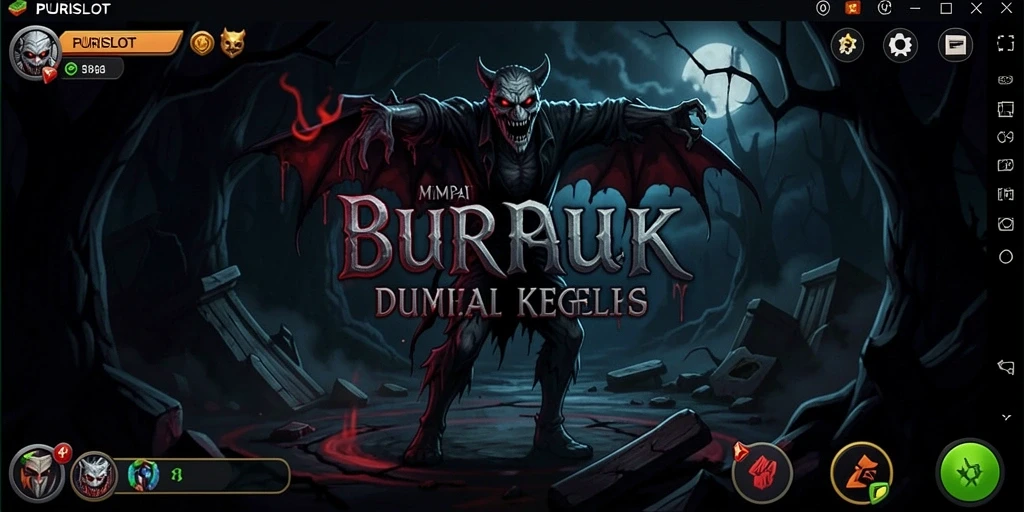 Gameplay PURISLOT yang mencekam dengan suasana horor yang kuat.