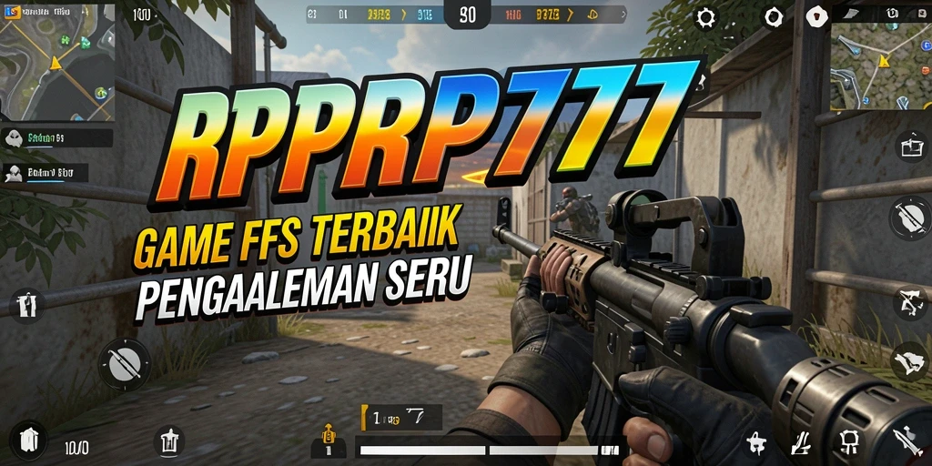 Tangkapan layar dari gameplay RPRP777 menunjukkan pertempuran intens di medan perang.