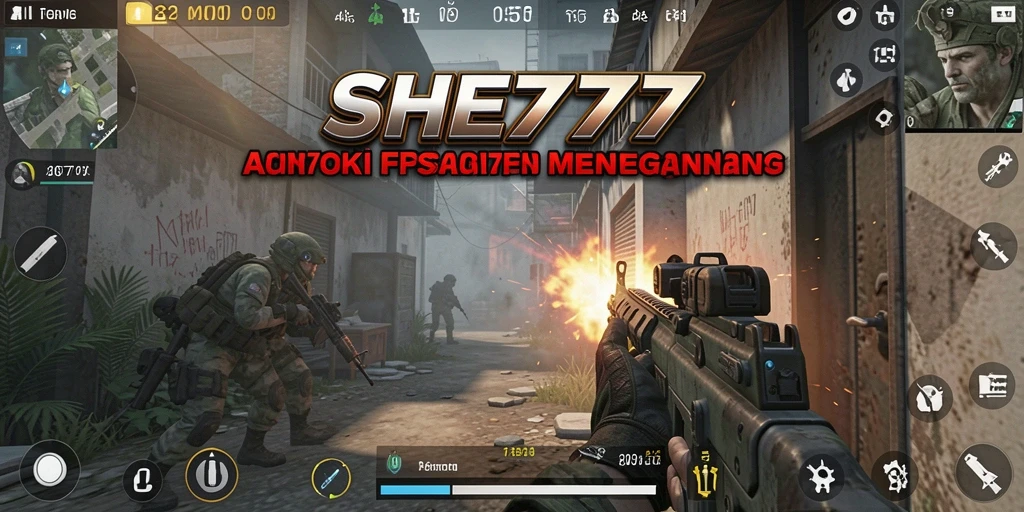 Gameplay intens dari SHE777 dengan aksi seru.