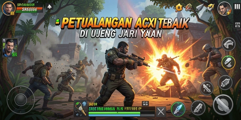 Tangkapan layar menampilkan pertempuran seru di SR6666.
