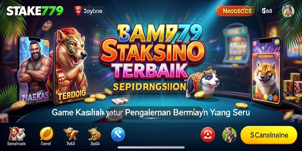 Screenshot gameplay STAKE779 menampilkan suasana Kasino yang mendebarkan.