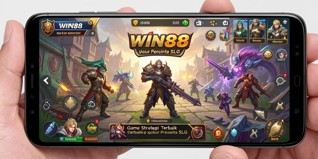 Tangkapan layar gameplay <strong>WIN88</strong> menunjukkan aksi strategi yang intens.